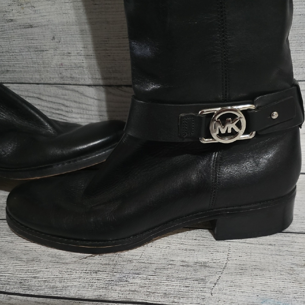 Michael Kors Black Over the Knee Boots - Picture 4 of 7
